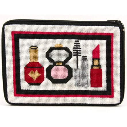 Make-Up and Things Stitch & Zip Cosmetic Purse by Alice Peterson