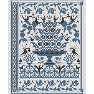 Bombe Surprise Cross Stitch Chart by Long Dog Samplers
