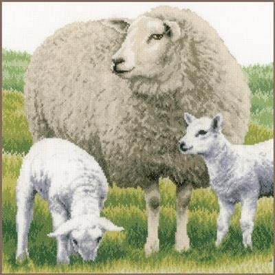 Sheep Counted Cross Stitch Kit by Lanarte - PN-0170416