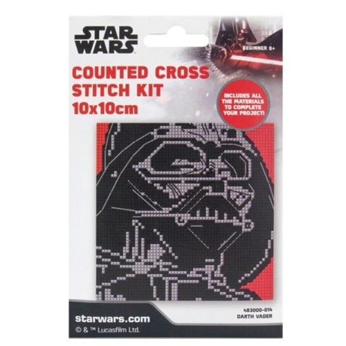 Darth Vader Counted Cross Stitch Disney Kit
