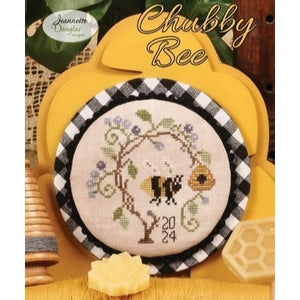 Chubby Bee Cross Stitch Chart by Jeanette Douglas Designs