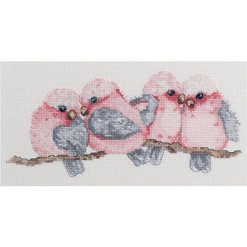 Australian Collection Galahs By Lesley Suzanne Davies - DMC Kit