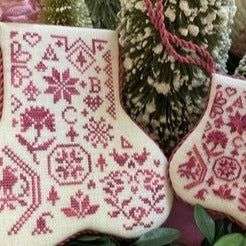 A Quaker Stocking Cross Stitch Chart by JBW Designs