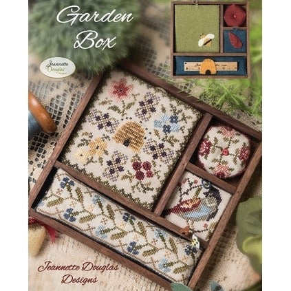 Garden Box Cross Stitch Chart by Jeanette Douglas Designs