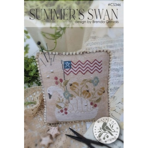 Summer's Swan Cross Stitch Chart by With Thy Needle and Thread (Brenda Gervais)