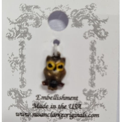 Susan Clarke Charm 1562 Owl