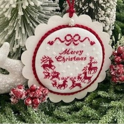 Reindeer bauble Cross Stitch Chart by JBW Designs