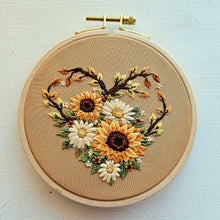 "Fall in Love" Embroidery Kit  by Jessica Long Embroidery