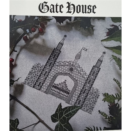 Gate House Blackwork Chart by Urban Stitches