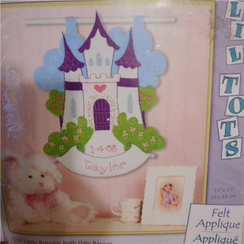 Our Little Princess Felt Applique Blanket by Dimensions