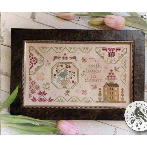 The Earth Laughs Cross Stitch Chart by With Thy Needle and Thread) (Brenda Gervais )