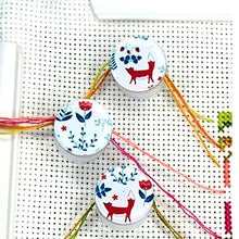 Parking Bobbins for Cross Stitch Embroidery