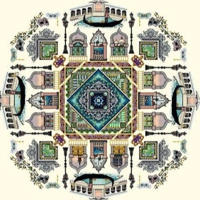 Venice Mandala Cross Stitch Chart by Chatelaine