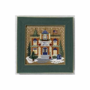 Post Office Beaded Cross Stitch Kit Buttons and Beads by Mill Hill