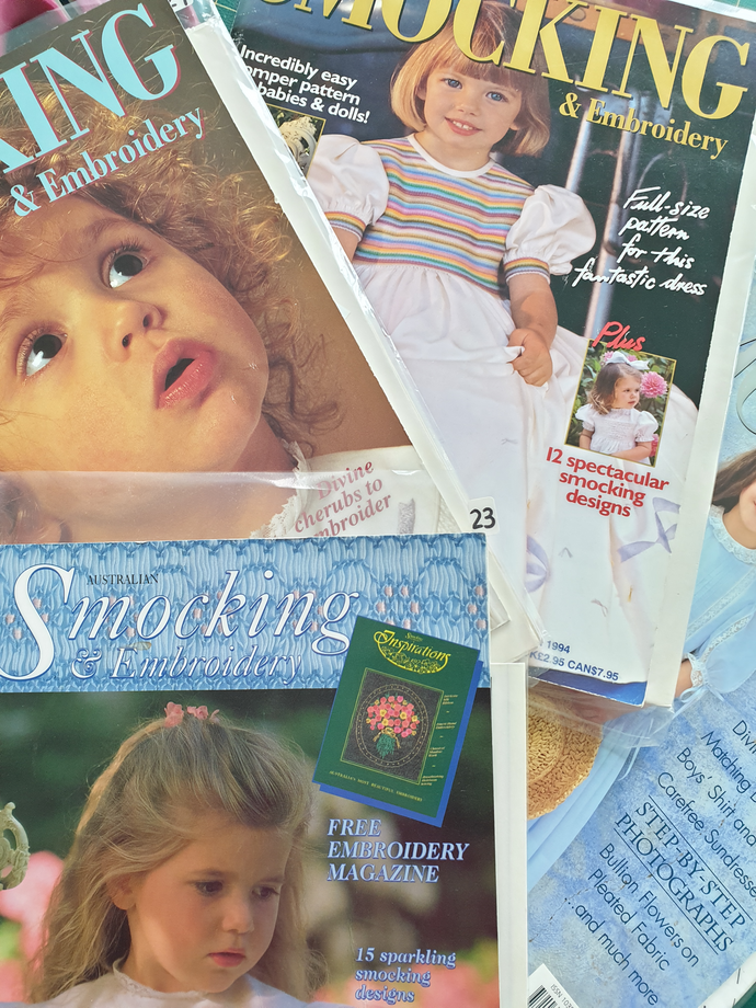 Smocking and Embroidery - Back Issues