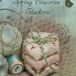 Spring Biscornu Stackers Cross Stitch Chart by Jeanette Douglas Designs