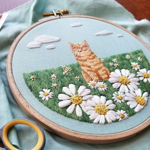 Happy Place Embroidery Kit by Jessica Long