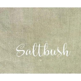 36CT Fox and Rabbit Hand Dyed linen Saltbush Fat Half Yard