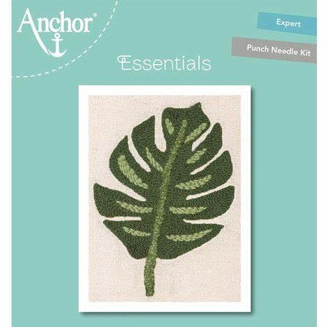Monstera Leaf Punch Needle Kit