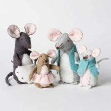 Mouse Family Felt Craft Kit by Corinne Lapierre