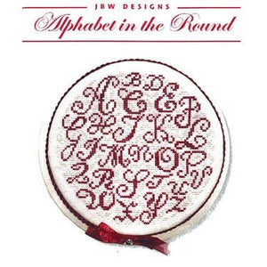 Alphabet in the Round Cross Stitch Chart by JBW Designs