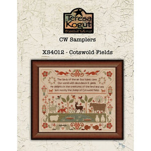 Cotswold Fields C.W. Sampler Cross Stitch Chart by Teresa Kogut
