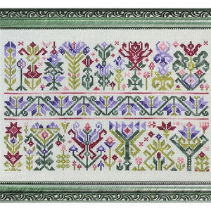 Garden of Zig Cross Stitch Chart by Ink Circles