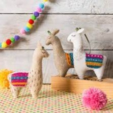 Llamas Felt Craft Kit by Corinne Lapierre