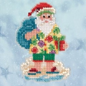 Santa Cruise Ornament (2020) by Mill Hill