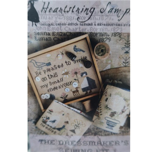 The Dressmaker's Sewing Kit Cross Stitch Chart by Heartstring Samplery