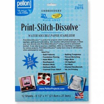 Print Stitch Dissolve A4 Sheets