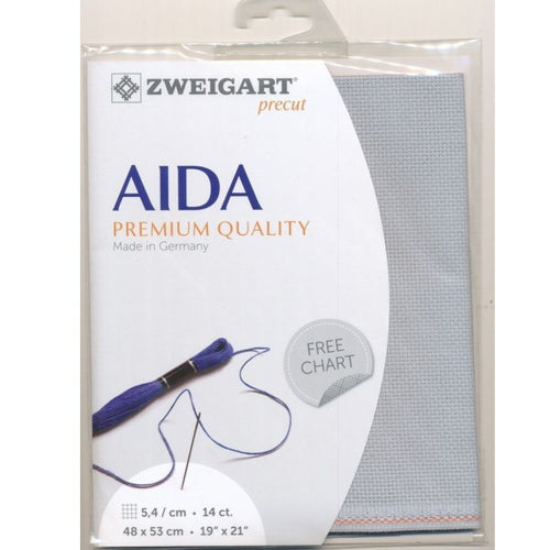 14CT Aida Zweigart Pewter precut