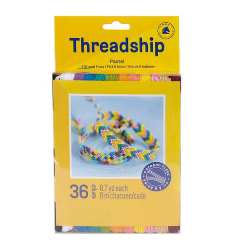 DMC Threadship - Skein Pack of 36 skeins for Friendship Bracelets