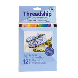DMC Threadship Pack of 12 Skeins for Friendship Bracelets