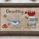 Counting is Hard Cross Stitch Chart by Luminous Fiber Arts