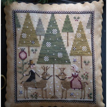 Flirting Cross Stitch Chart by Plum Street Sampler