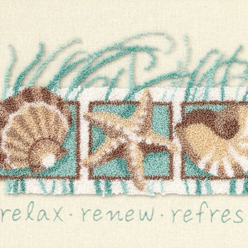 Seashells Punch Needle Kit