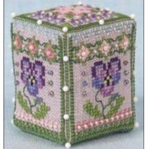Pansy Rose Cube and Embellishments by Just Nan