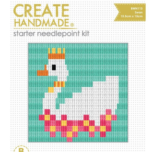 Needlepoint Swan by Create Handmade