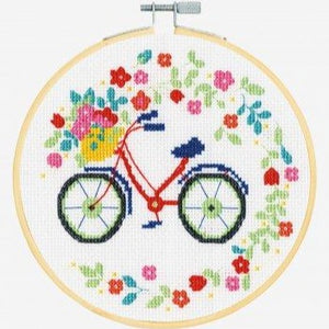 Bicycle Cross Stitch Kit by DMC