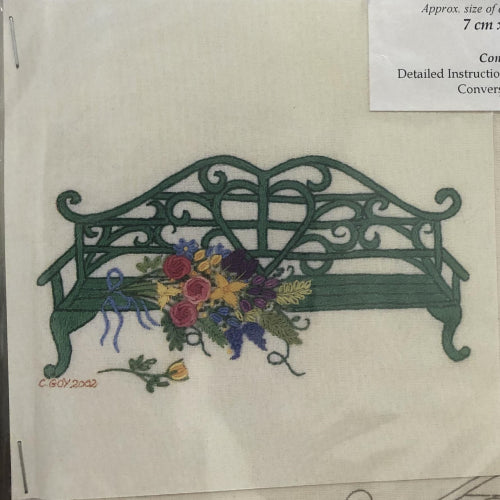 Cupid's Bench DCB3 by Roseworks Designs