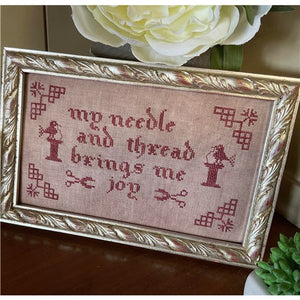 Brings Joy Cross Stitch Chart by Frog Cottage Designs