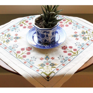 Blue Larkspur Cross Stitch Kit by Avlea