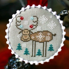 Christmas Moose Cross Stitch Chart by Bendy Stitchy Designs