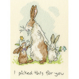 I Picked This for You Counted Cross Stitch Kit by Bothy Threads
