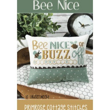 Bee Nice Cross Stitch Chart by Primrose Cottage Stitches