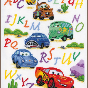 Cars Alphabet Disney Sampler by Vervaco  PN-0014877