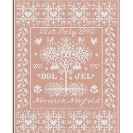 Wedding Cross Stitch Chart by Long Dog Samplers