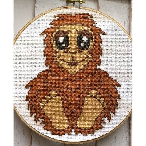 Bigfoot Cross stitch kit by Spot Colors