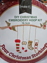 DIY Christmas Embroidery Hoop Kit by Make It
